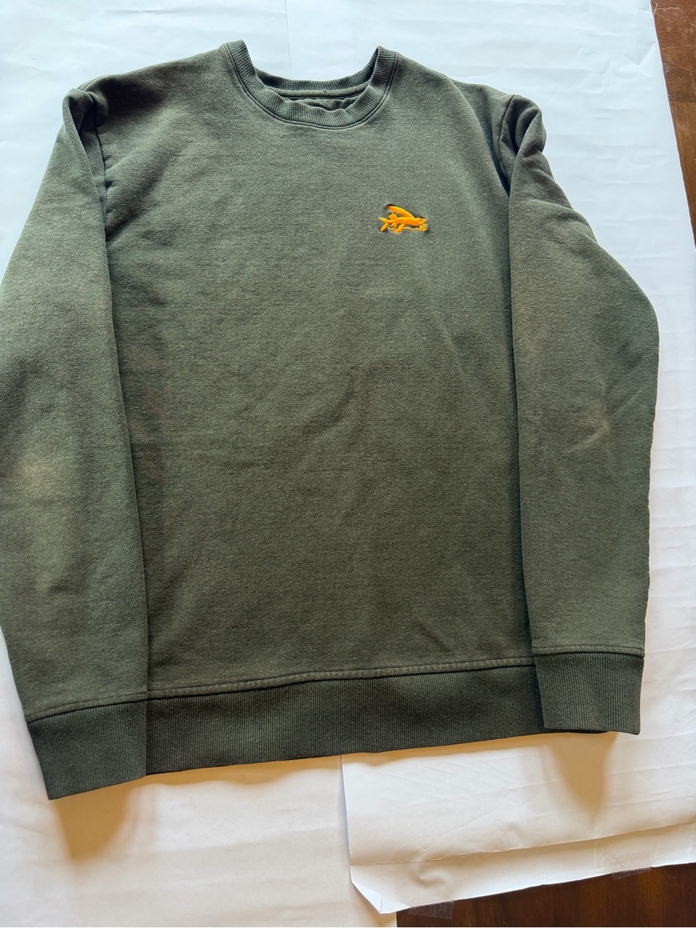 Patagonia Uprisal Crewneck Sweatshirt Olive Green Men’s Large